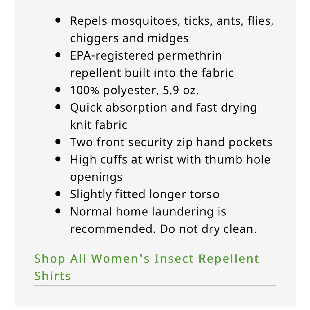 Insect Shield Hoodies!